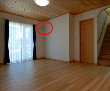 せせらぎ付きの部屋